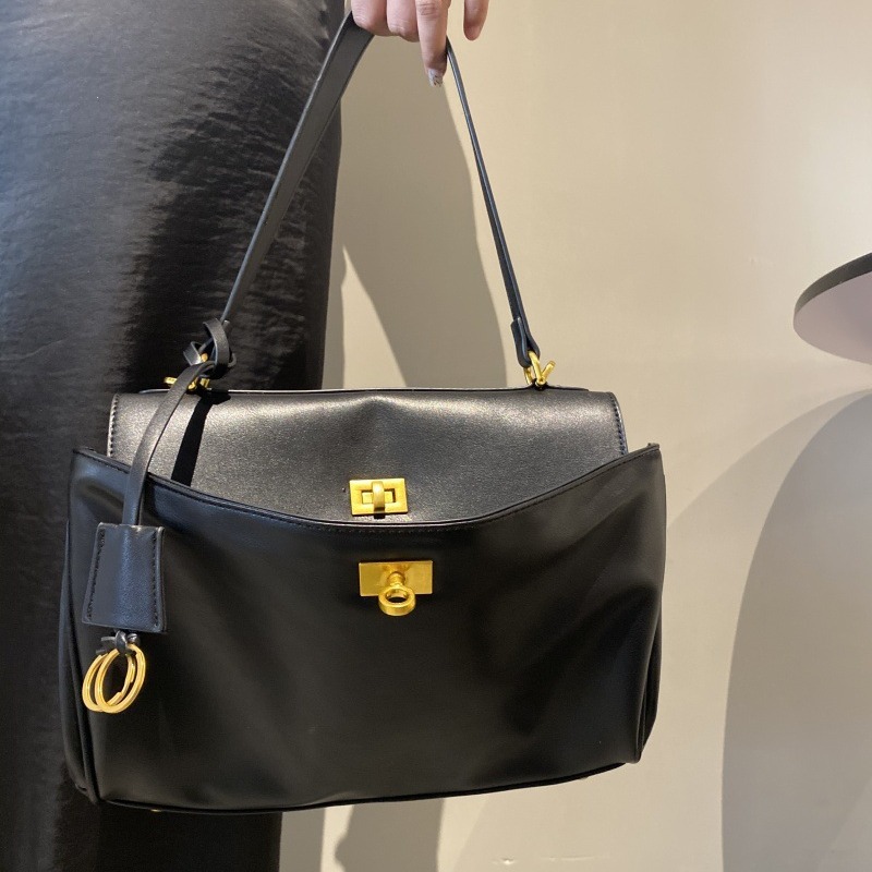 Luxury Bags Storage - Women's Cow Split Leather Large Capacity