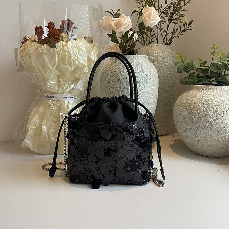 Light Luxury Sequins Bucket Ha - đánh giá và giá Luxury Bags News