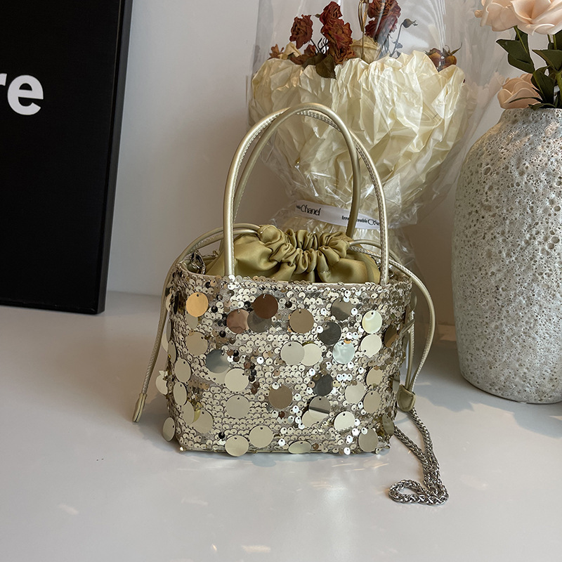 Light Luxury Sequins Bucket Ha - đánh giá và giá Luxury Bags News