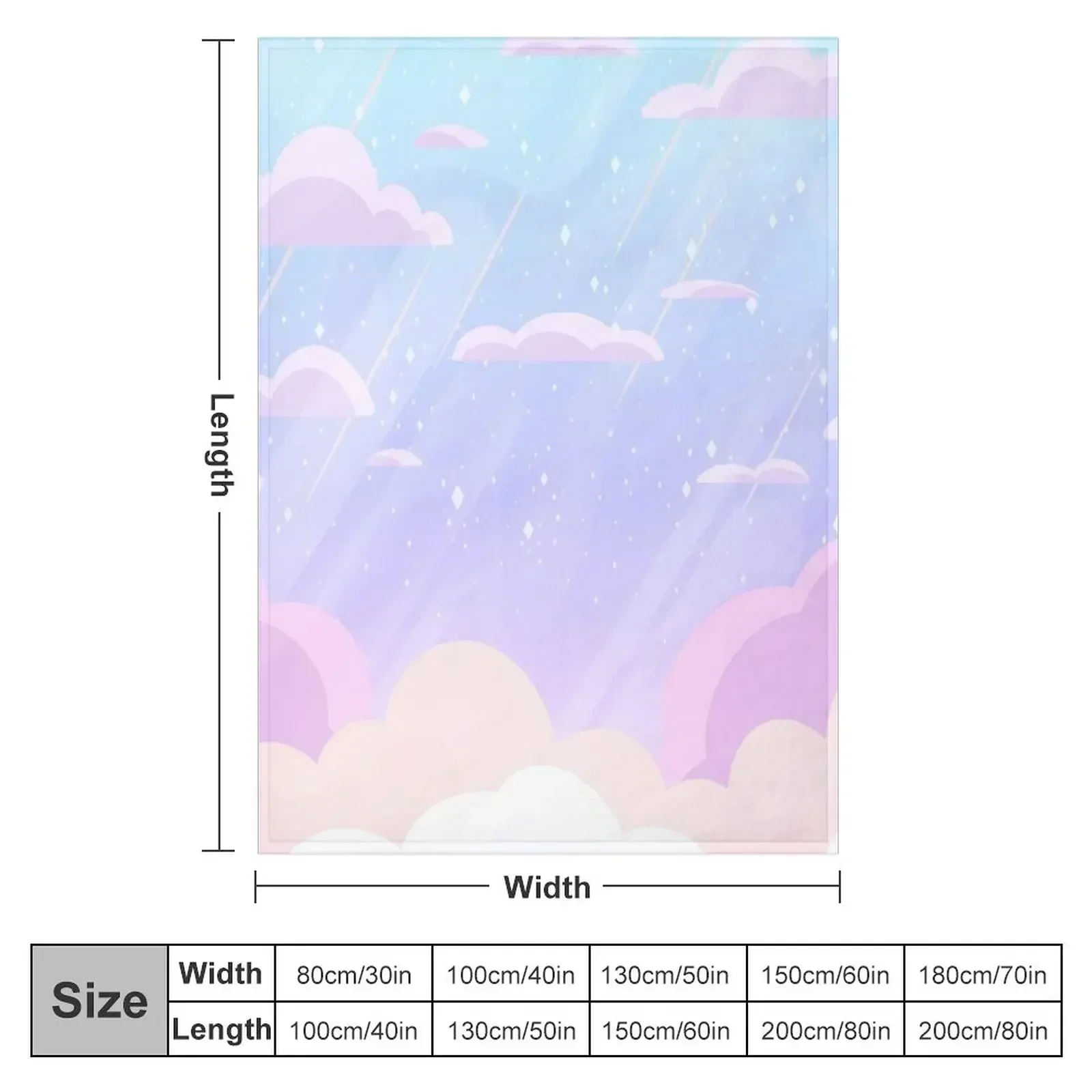 Pastel Heaven Throw Blanket Lu - đánh giá và giá Luxury Bags Heaven